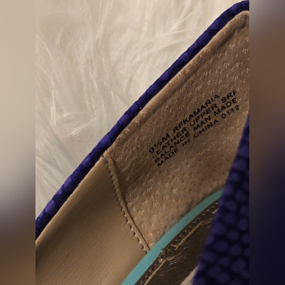 Rachel Rachel Roy Women's Purple & Blue Textured Heels Shoes size 9 1/2 M - Picture 13 of 16